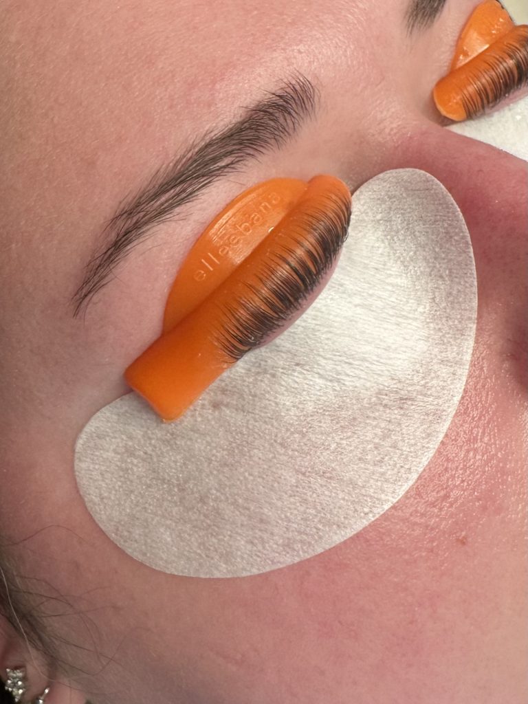 Before Lash Lift & Tint and Brow Lamination at revived medical aesthetics